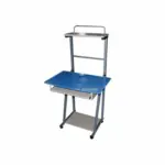 Mesa De Vidrio Terrax 1015 Blue 3 Niveles