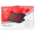 Ventilador Para Laptop Infinytek Dcx-036 Rgb Luces Led 5 Fan 4 Niveles