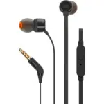 Audifonos Jbl Tune 110 T110 Inear By Harman Manos Libres 3.5mm Black - Jbl-t110-blk - 6925281949807