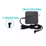 Cargador Para Laptop Asus 19v 2.37a 45w 1.35x4.0mm Lug Delgado Tipo Pared Original - Pro01298