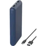 Power Bank Belkin (20.000mah) 20k Usb A X2 Usbc 15w Blue - Bpb012btbl -