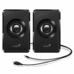 Parlante Genius Sp-u125 Negro 3w Usb E. Audio 3.5mm Conector Auriculares Control Volumen - 31730042400
