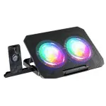 Ventilador Para Laptop Speedmind Smcos8870 Cooling Pad Negro Rgb Conhub Y Cell Phone Stand