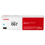 Toner Canon 067 Cyan Rendimiento 1250 Impresiones Ic / mf654/mf653