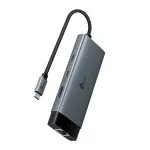 Hub Tp-link Usb Tipo-c 6 In 1 Ultra Hd Gigabit Carga-rapida 100w Transferencia Datos 5gbps Plug-play - Accesorios - Uh6120c