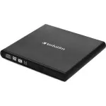 Dvd Writer Verbatim Externo Cd/ dvd Slimline Externo Usb Adaptador Usb C / Win / Soft. Nero Burn / M-dis - 98938