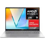 Laptop Asus Vivobook S16 M3607ha-rp063 Amd R9-270 (npu Up To 16tops)-4.0ghz Ram 16gb Ddr5 Ssd 1tb M.2 Nvme 16" Wuxga 1920 X1200 Wifi 6e 1x Usb Tipo C 2 X Usb 3.2 1 X Usb 2.0 1 Hdmi 1 Jack 3.5mm EspaÑol Freedos Cool Silver Incluye Mochila Y Mouse -