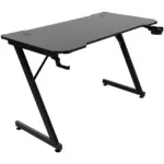 Mesa Gamer Potenzza D-40a Fibra De Carbono Black Para Juegos Porta Vasos Porta Audifono 127x67x8.5 - D40a