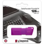 Flash Memory 128gb Kingston Kc- u2l128-7lp Exodia Usb 3.2 Neon Purple - Kc-u2l128-7lp