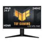 Monitor Asus Tuf Gaming Vg259qm5a 24.5inch Led Ips Full- hd 2hdmi 2dp Usb2.0 Spk2w-2 240hz Black - Monitores - 90lm0b90-b011b1