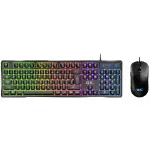 Teclado + Mouse Genius Usb Scorpion Km-gx6 Teclado K6 Y Mouse X1 7 Colores Rgb Copilot Dpi 400-3200 - 091163262268 - 31330010401sku Idc: 31040009401