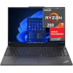Laptop Lenovo Thinkpad E16 Gen 3 Ryzen 7 250 Ram 32gb Ssd 1tb 16" Wuxga (1290x1200) Ips Ir Webcam Brb Usb-a (usb 10 Gbps) Usb-a (usb 5 Gbps) Rj45 Hdmi 2.1 Wifi 6e Windows 11 Pro - 21sus18e00