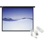 Pantalla De Proyeccion Klip Xtreme Kps-503 Motorizada Control Remoto (alxanxla): 1830x2440x0,45mm Voltaje 110v Pared Y Cielo Raso Incluye Interruptor Para Pared Y Control Remoto - Kps-503