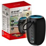 Parlante Genius Sp-915bt Portable Potencia 5w Rms Bluetooth 5.3 Color Negro - 091163261834 – 31730052400