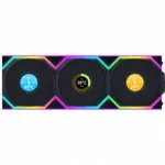 Ventilador Lian Li Uni Fan Sl-lcd Wireless 120 - Triple Pack - Performance Argb Fan W/ 1.6 Inch Lcd Display, Wireless Connector, Daisy-chain Design, Customizable Lighting Effects, 400x400 Res.- black (12sllcd1w3b) | Sku Fan- ls1wb3 - Fan - Fan-ls1wb3 - Lian-li - 840353047556 - 12sllcd1w3b