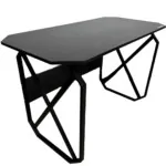 Mesa Gamer Monster Fibra De Carbono Black Para Juegos Porta Vasos - 12000x600mm - Qfgd15-01l