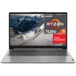 Laptop Lenovo Ideapad 1 15amn7 Amd Ryzen 5 7520u Ram 16gb Ddr5 Ssd 512gb M.2 Pcie Graficos Amd Radeon 610m 15.6" Fhd (1920x1080)freedos Inglescloud Grey - 82vg00y6rm